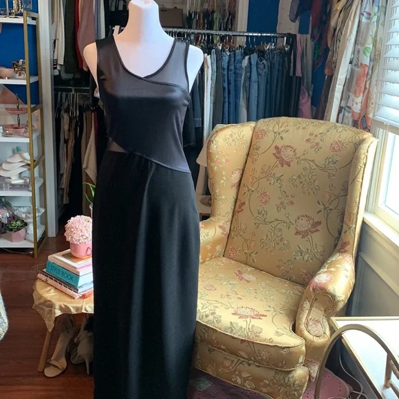 💗Vintage black evening gown - Picture 3 of 6